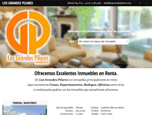 Tablet Screenshot of losgrandespilares.com